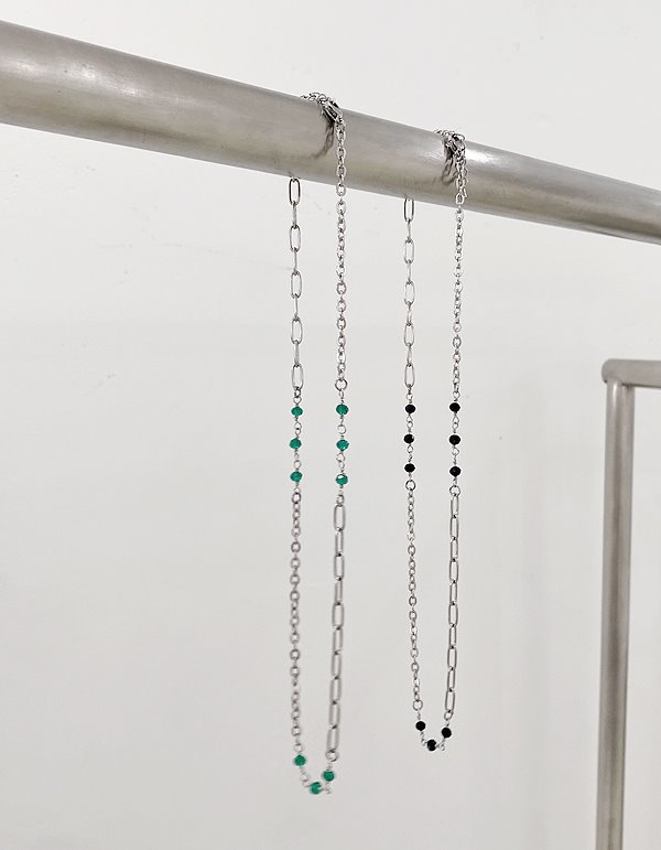 No.8833 gemstone chain necklace